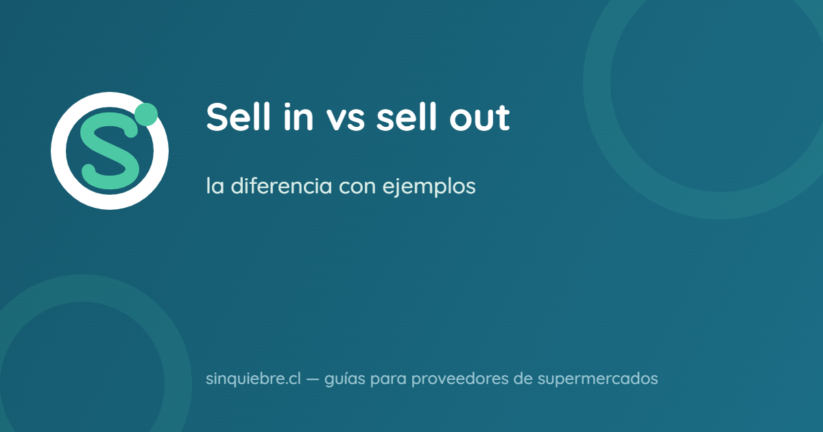 Sell in vs sell out: la diferencia con ejemplos