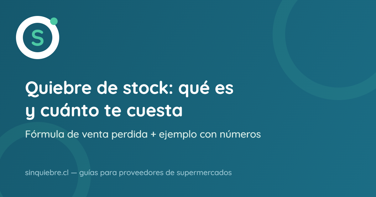 Qué es el quiebre de stock y cuánto te cuesta